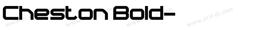 Cheston Bold字体转换